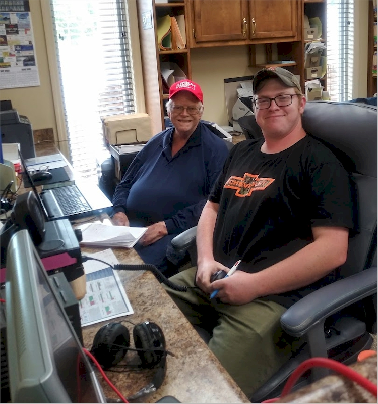 Bradley Isbell (KO4RQB) passed his Technician test this date. His dad Daryl (W4DAI).