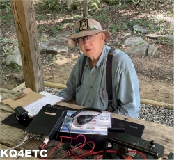 Doc Dave KG4HVQ catching a breath.