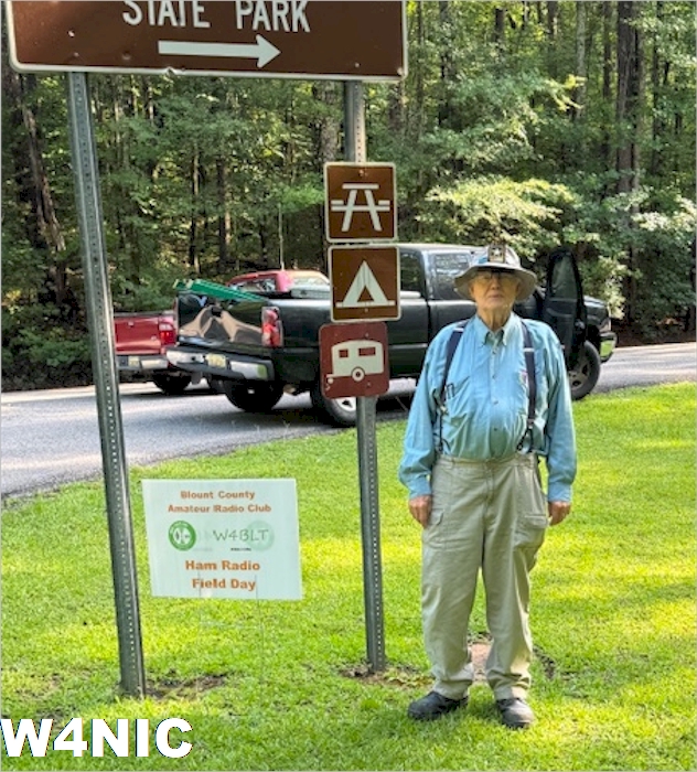 Doc Dave KG4HVQ welcoming visitors.