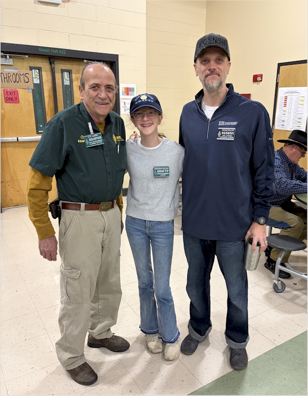 KK4PKR Clif, KR4FTP Morrighan, KG5NSH Steven